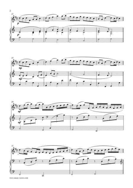 Pachelbels Canon Clarinet C Major Concert Page 2