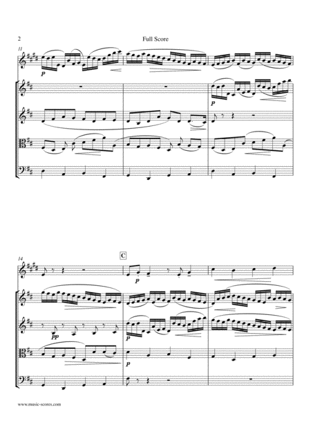 Pachelbels Canon String Quartet And Trumpet Page 2