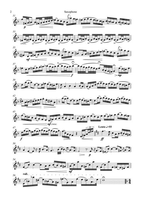 Palavras De Eugenio Suite 1 For Saxophone Solo Page 2