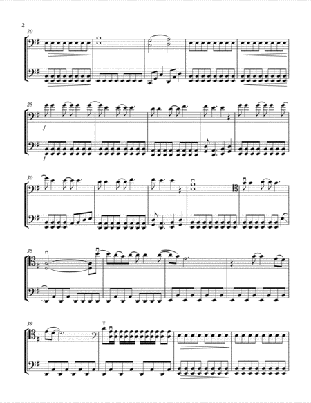 Paranoid Cello Duet Black Sabbath Arr Cellobat Recording Available Page 2