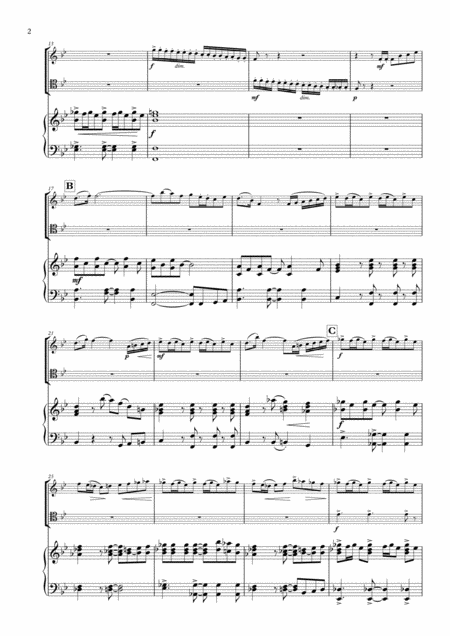 Pastorale For Trumpet Trombone And Piano Page 2