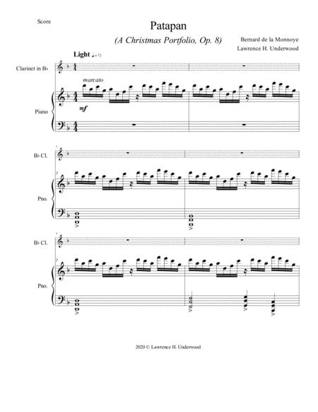 Patapan For Solo Clarinet Page 2