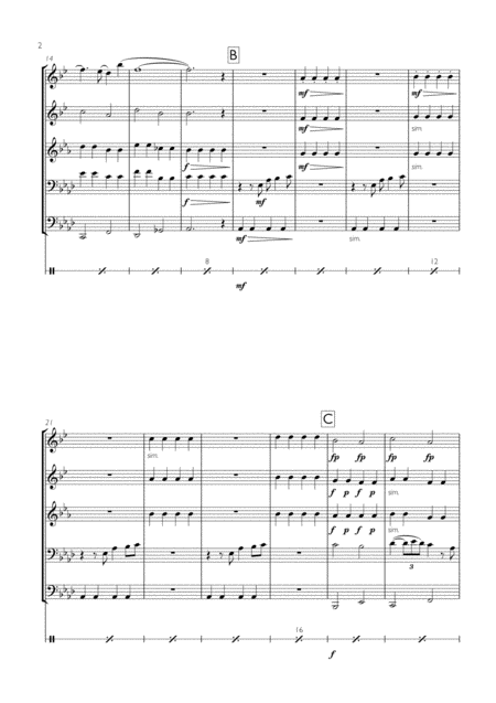 Paul Mccartney Wonderful Christmastime For Brass Quintet Page 2