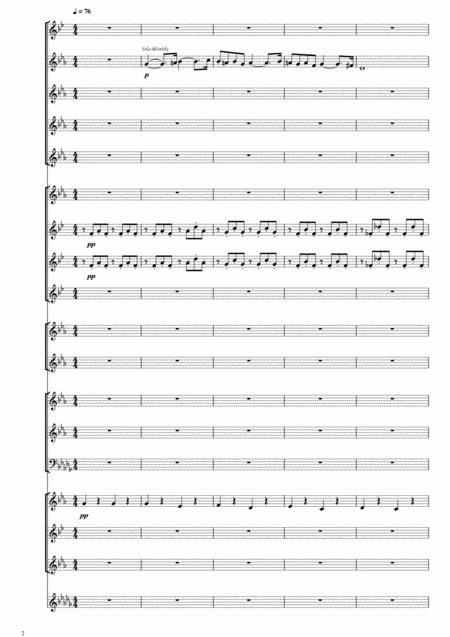 Pavane Opus 50 For Brass Band Page 2