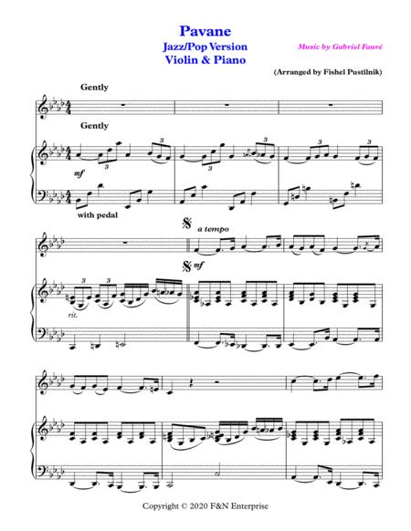 Pavane Piano Background For Violin And Piano Video Page 2