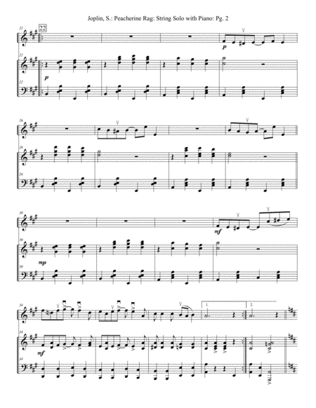 Peacherine Rag String Solo Page 2