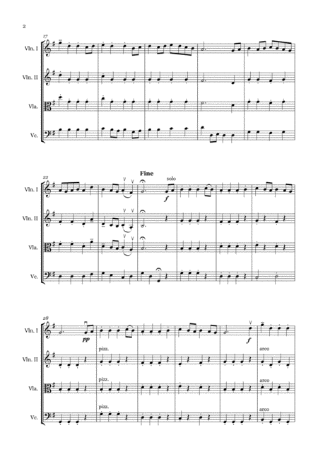 Peasant Dance From Peasant Cantata Junior String Orchestra Page 2