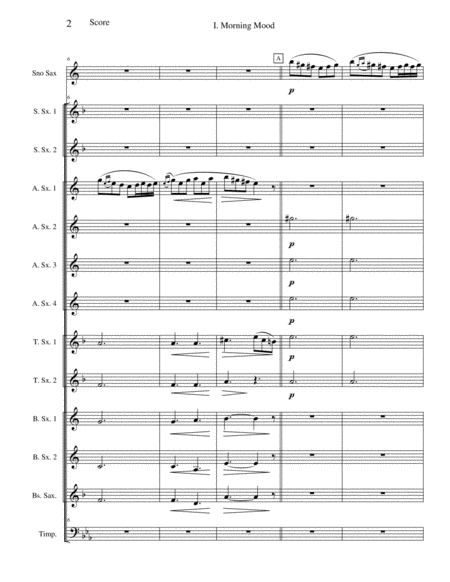 Peer Gynt Suite No 1 Opus 46 Page 2