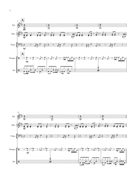 Percussion Ensemble N 3 Drumstyle Page 2