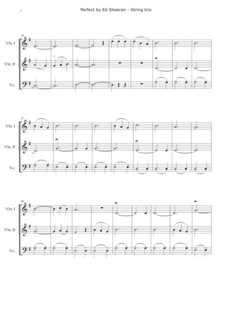 Perfect By Ed Sheeran Easy String Trio Page 2