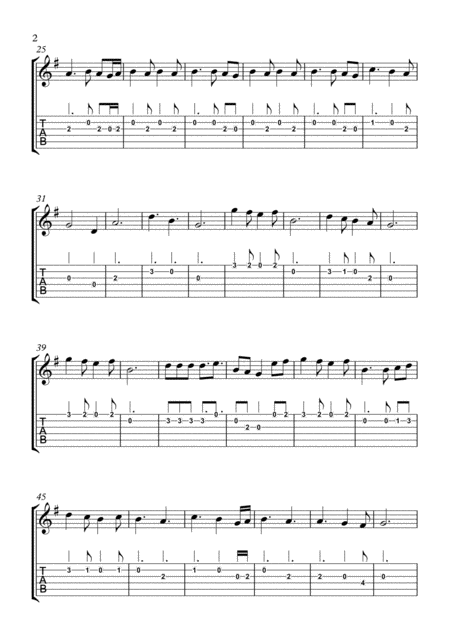 Perfect By Ed Sheeran Guitar Sheet With Tabs Page 2