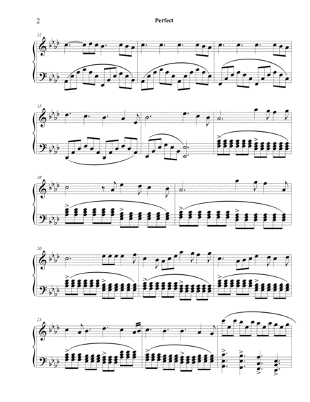 Perfect Easy Piano Solo In The Key Of Ab Major Page 2