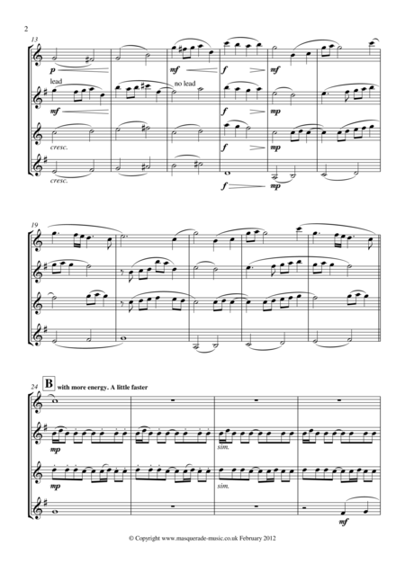 Persiflage Light Banter Satb Saxophone Quartet Page 2