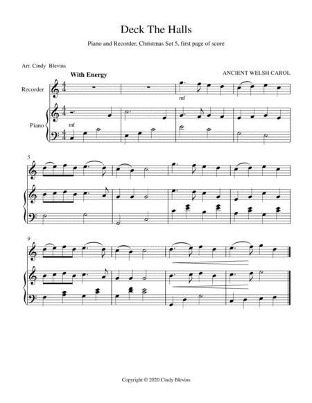 Piano And Recorder Christmas Set 5 Page 2