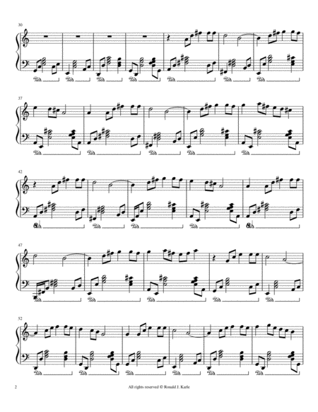 Piano Background For Little Brown Jug Cello And Piano With Improvisation Page 2