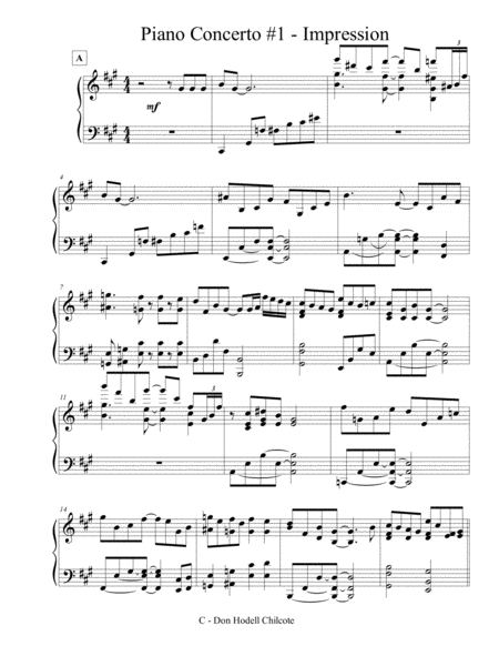 Piano Concerto 1 Impression Page 2