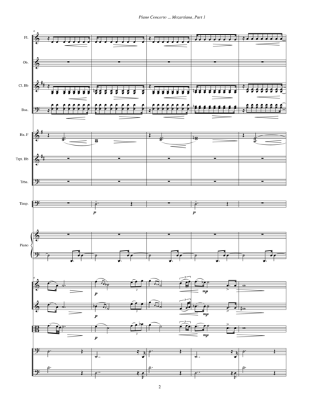 Piano Concerto Mozartiana 2007 For Piano Solo And Orchestra Page 2