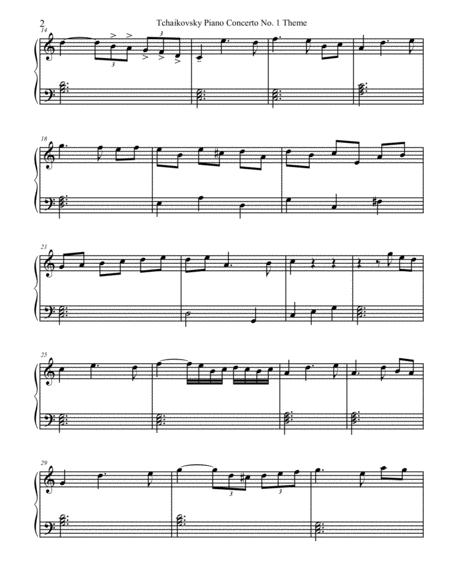 Piano Concerto No 1 Theme Page 2