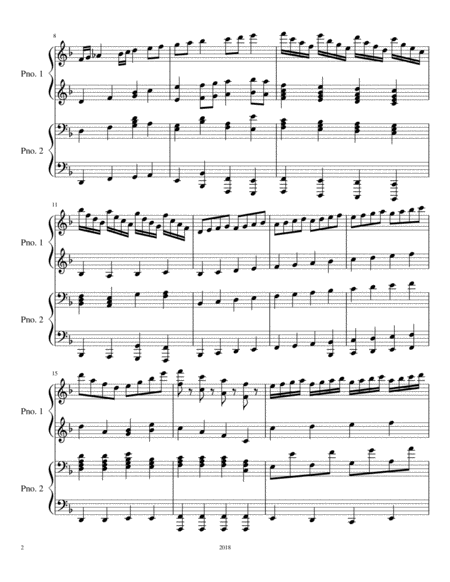 Piano Duet No 1 Page 2