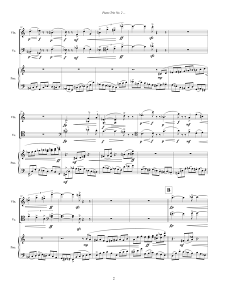 Piano Trio No 2 Shosty Bach Suite 2012 Rev 2013 Page 2