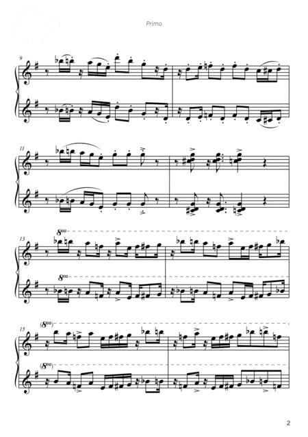 Pineapple Piano Duet For Two Pianos Page 2