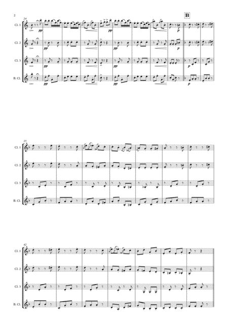 Pizzicato Polka For Clarinet Quartet Page 2