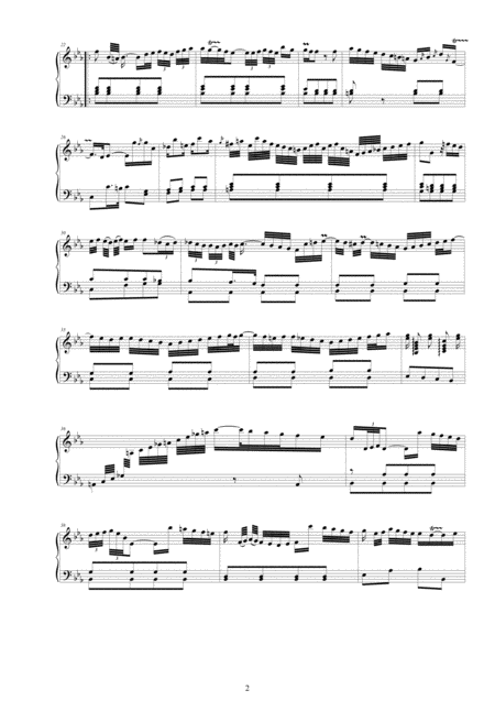 Platti Harpsichord Or Piano Sonata In E Flat Major Cspla2 Complete Score Page 2