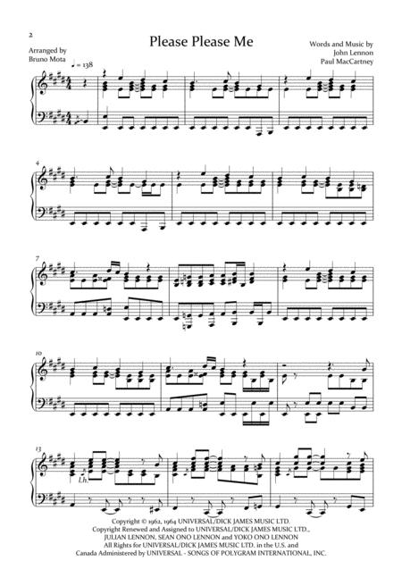 Please Please Me For Piano Solo Page 2