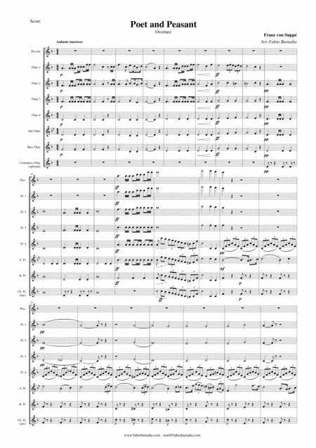 Poet And Peasant Overture For Flute Choir Page 2