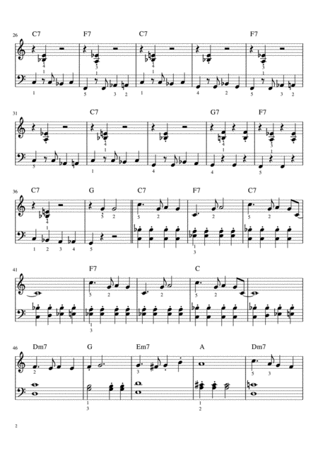 Potato Blues Easy Piano Page 2