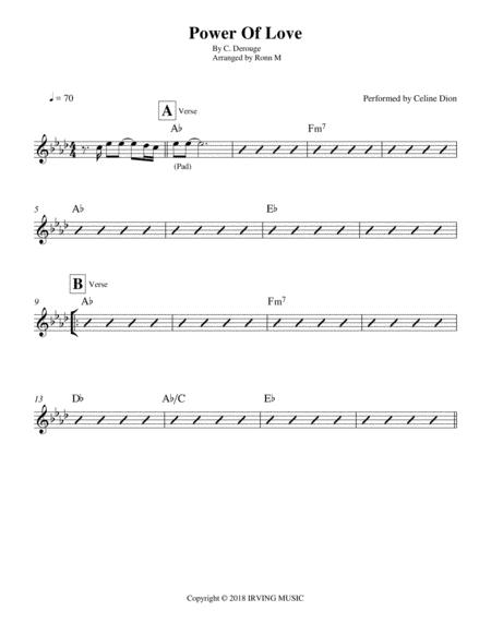 Power Of Love Chord Guide Performed By Celine Dion Page 2