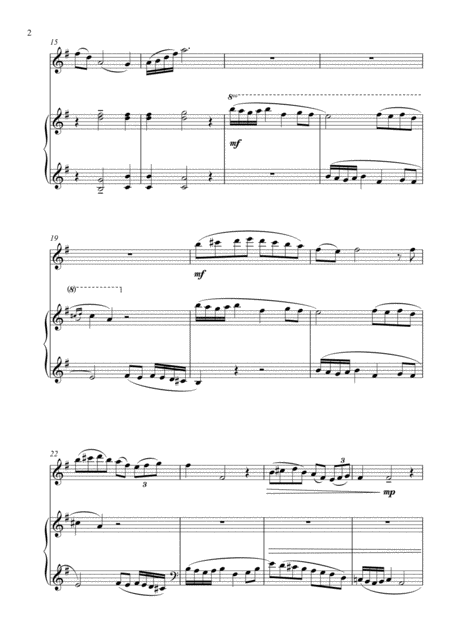 Prairie Tune For Flute And Piano Page 2