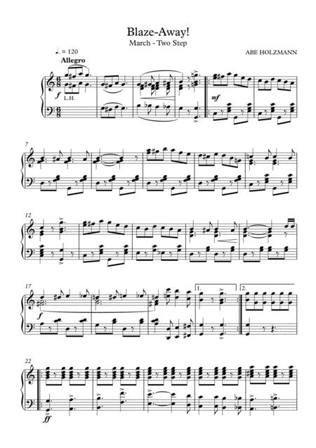 Prb Novelty Piano Series Blaze Away Holzmann Page 2