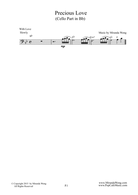 Precious Love Easy Romantic Strings Ensemble Music For Violin Piano Cello Page 2