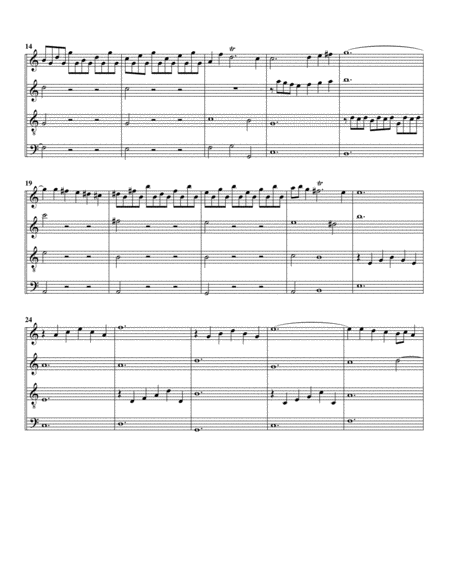 Prelude And Fugue Bwv 558 Arrangement For 4 Recorders Page 2