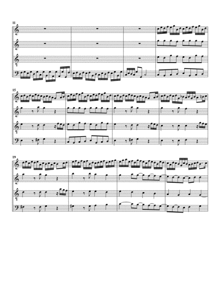 Prelude And Fugue Bwv 560 Arrangement For 4 Recorders Page 2