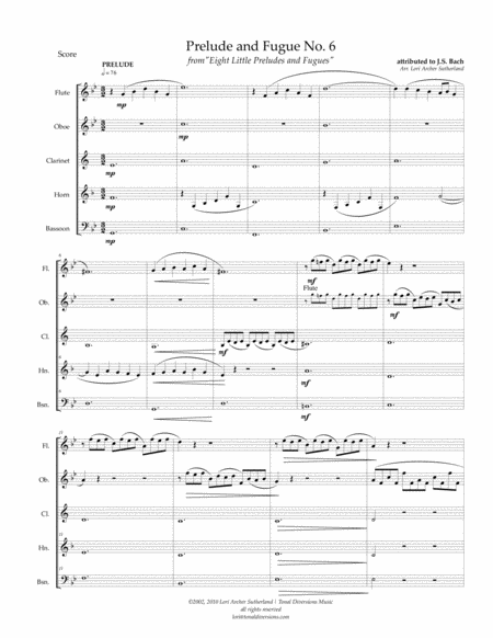 Prelude And Fugue No 6 In G Minor Page 2