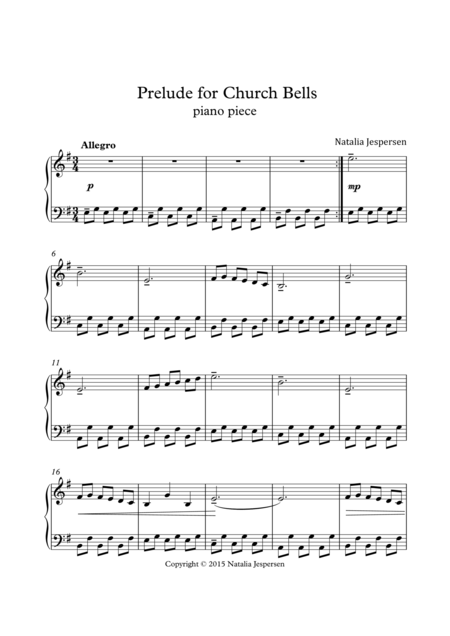 Prelude For Chruch Bells Page 2