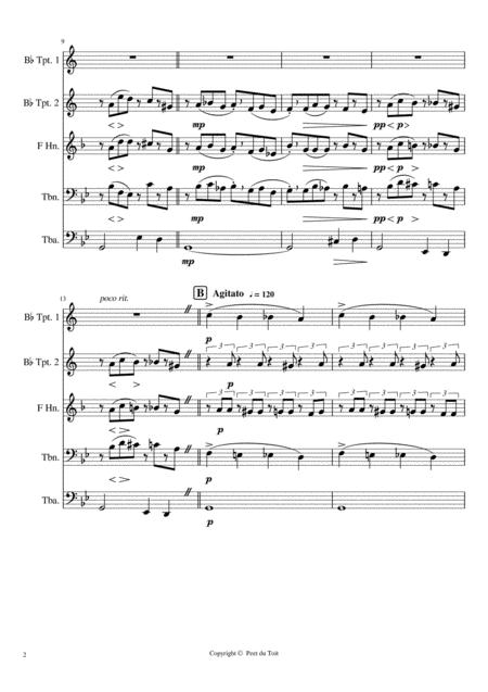 Prelude In C Op 3 No 2s Rachmaninoff Brass Quintet Page 2