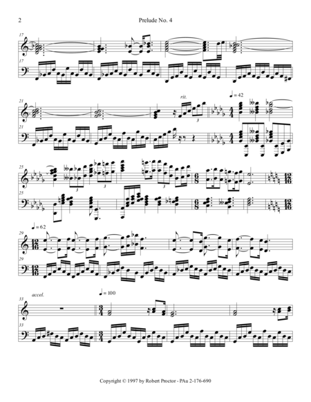 Prelude No 4 For Piano Page 2