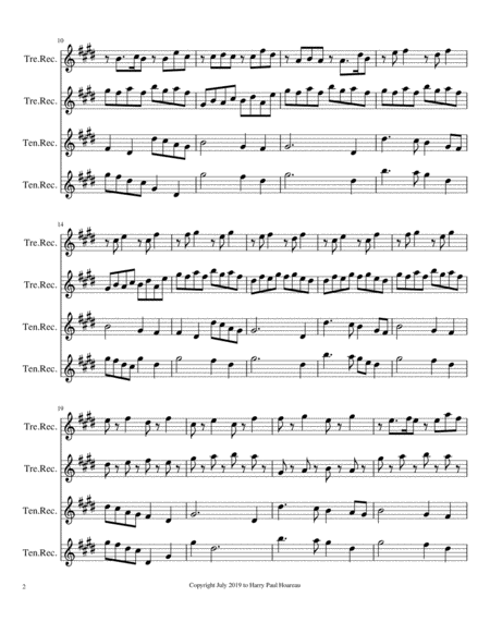 Presence 1819 Recorder Quartet Page 2