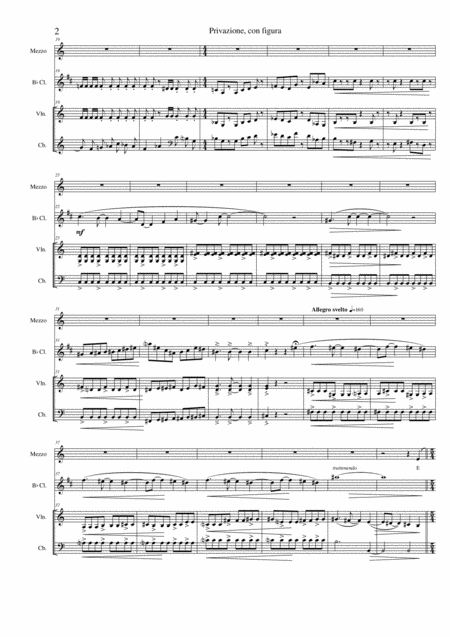 Privazione Con Figura Music By Juan Zuleta Poem By Antonio Prete Page 2