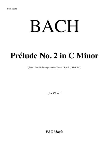 Prlude No 2 In C Minor From Das Wohltemperierte Klavier Book I Bwv 847 Page 2