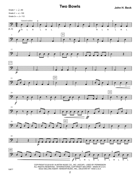 Progressive Solos For Timpani Page 2