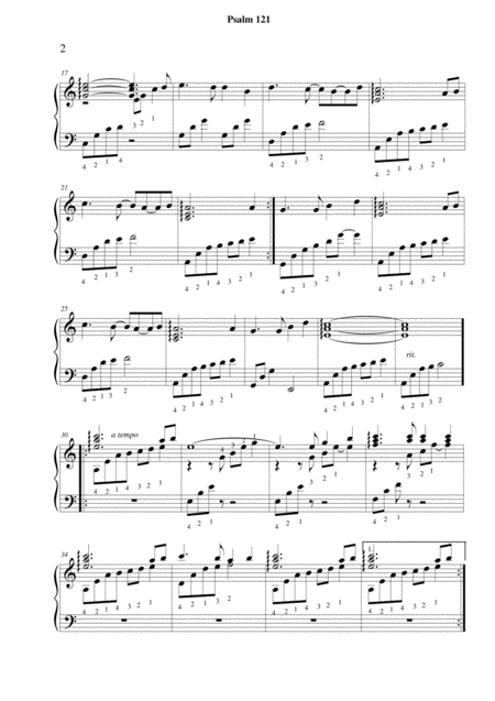 Psalm 121 Lever Harp Solo Page 2