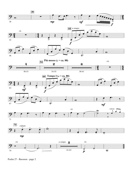 Psalm 27 Bassoon Page 2