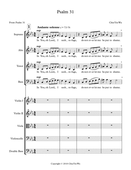 Psalm 31 Satb Choir And String Orchestra Page 2