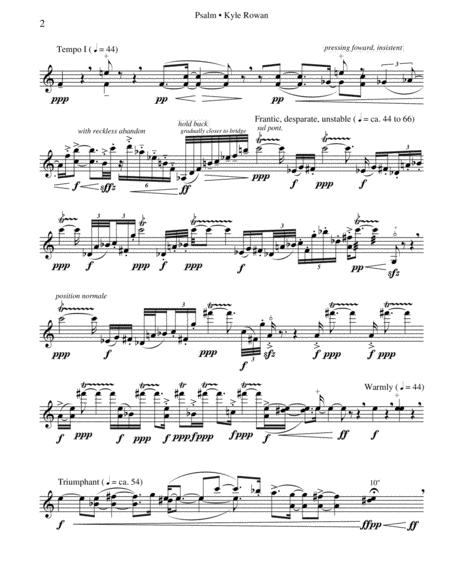 Psalm Solo Violin Page 2