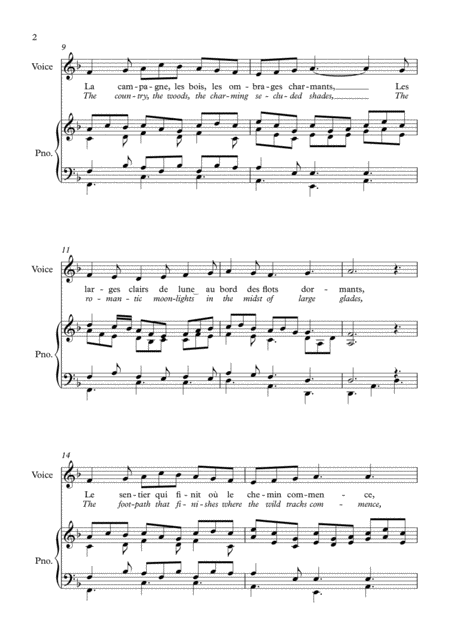 Puisque Mai Tout En Fleurs Voice Piano Page 2