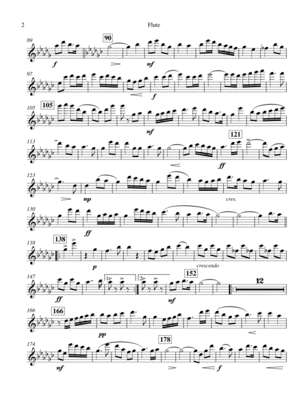 Quarter Century March Flute Page 2